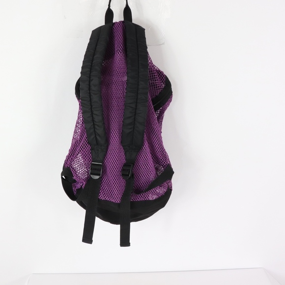 90s TranSport See Through Mesh Bag Backpack Purple - Picture 4 of 8